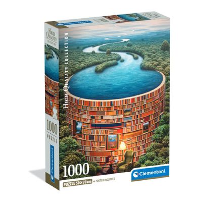 Rompecabezas Clementoni 1000 Piezas Bibliodame
