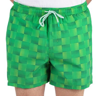 Traje de Ba&ntilde;o Estampado Cuadros Jeanious Hombre