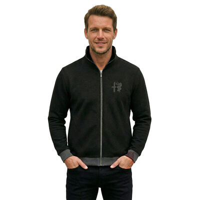 Sudadera Cuello Alto con Dise&ntilde;o Alfa Romeo Gris para Hombre