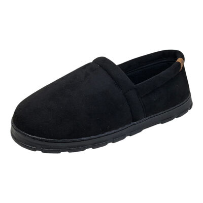 Pantufla Lisa Cerrada Stahl Negro para Hombre