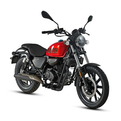 Motocicleta Chopper Qjmotor Srv 200 2025 Rojo