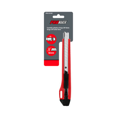 Cuchilla En Carcasa de Plastico Snap-Off 18mm Promaker