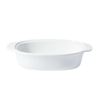 CAZUELA CERAMICA BLANCA REJILLA METAL