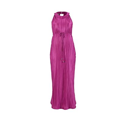 Vestido de maternidad largo plisado Noori para mujer
