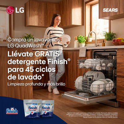 Lavavajillas LG QuadWash Libre de Empotre LFDFD4441T