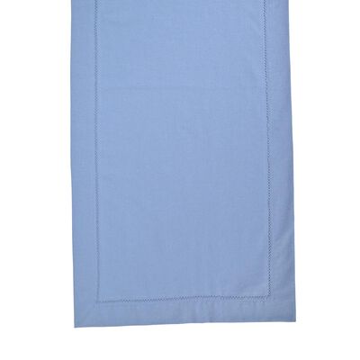 Camino de Mesa Vintage Home Rim Bordado Azul