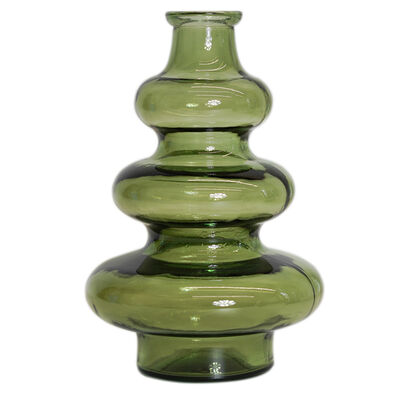 Jarr&oacute;n Verde Aura 22 Cm Vidrios San Miguel