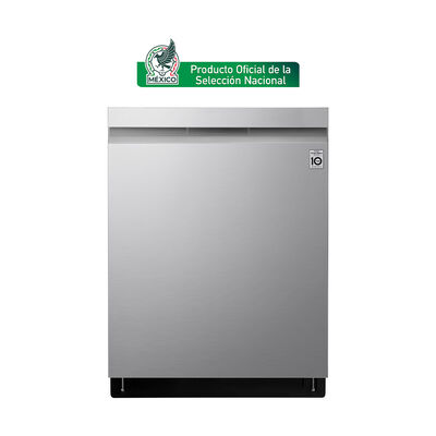 Lavavajillas LG QuadWash TrueSteam Empotre Acero Inoxidable color Negro LDP6810SS