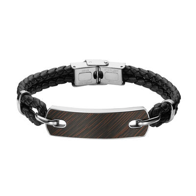 Pulsera Negro Acero Enso