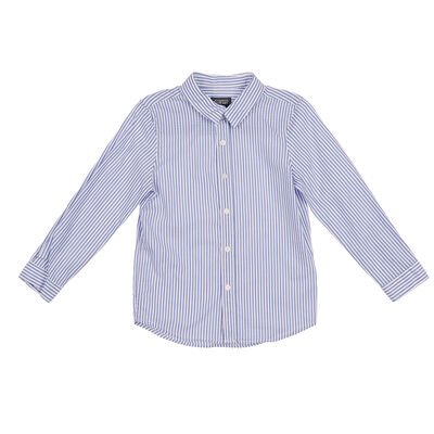 Camisa Manga Larga a Rayas Azul Blanco JEANIOUS para Beb&eacute; Ni&ntilde;o