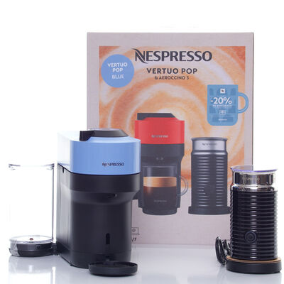 Cafetera Nespresso Vertuo Pop Combo Pacific Blue A3kgdv6-Usbl-Ne