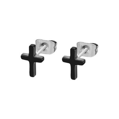 Pendientes de Cruz Lotus Style Men Earrings para Hombre