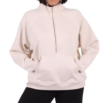 Sudadera Medio Cierre Cuello Alto Curvi Jeanious para Mujer