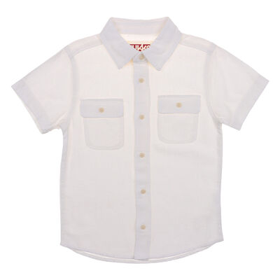 Camisa Casual Manga Corta Fukka para Beb&eacute; Ni&ntilde;o