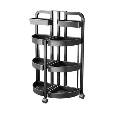 Carro de Servicio Doble Plegable con Ruedas