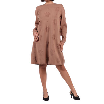 Vestido Tipo Su&eacute;ter Tejido Liso Curvi Dex Plus para Mujer