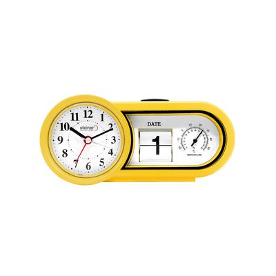 Reloj Despertador An&aacute;logo Steiner Color Amarillo YZ4203YL