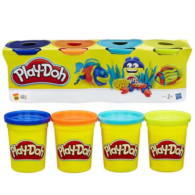Play-Doh - Masa para moldear - Set de 4 latas de 112 gramos (colores variados)