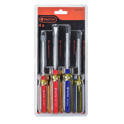 Juego de Desarmadores con 4 Piezas Tactix
