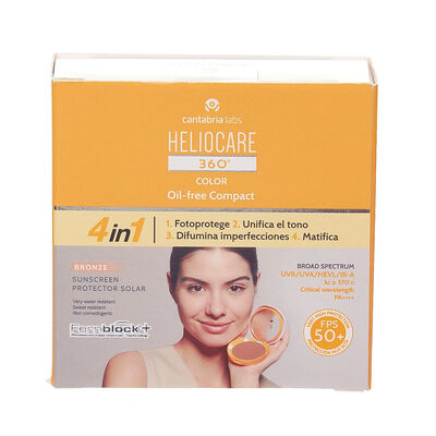 Heliocare 360&deg; Color Compact Oil Free Bronze