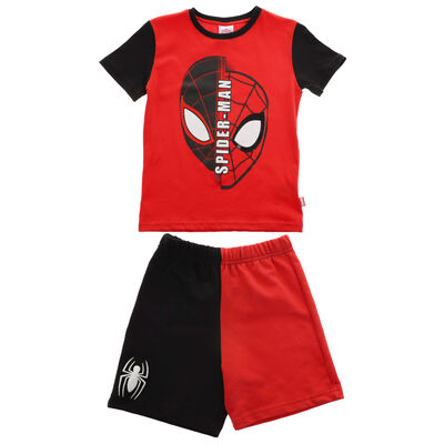 Conjunto Playera Manga Corta y Short Spiderman Ni&ntilde;o