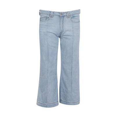Jeans Wide Leg Jeanious Para Mujer Curvy