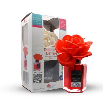 Ambientador En Forma De Flor Frutos Rojos 120 ML ONA