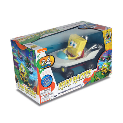 Vehiculo Radio Control Bob Esponja Bote de Carreras Luptoys