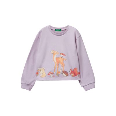 Sudadera con Capucha Benetton para Beb&eacute; Ni&ntilde;a
