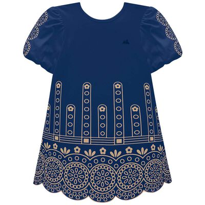 Vestido Milon Manga Corta para Ni&ntilde;a