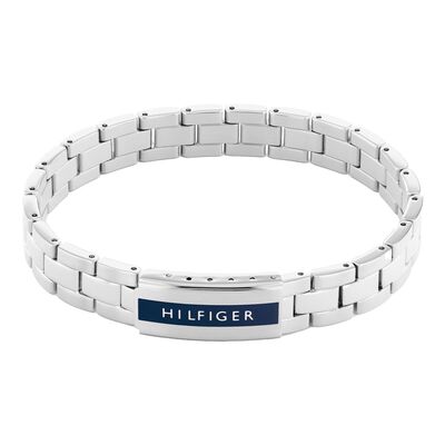 Pulsera Plateado Tommy Hilfiger Para Hombre