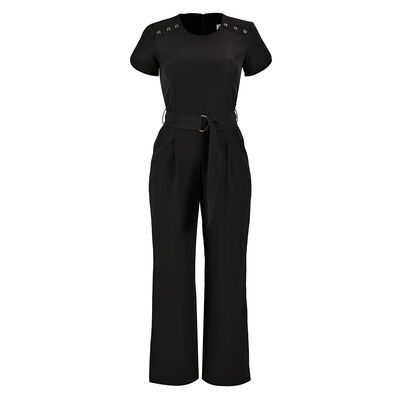 Jumpsuit Manga Corta Michel Paulini Para Mujer Petite