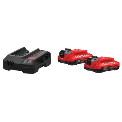 Kit De Cargador Y 2 Bater&iacute;as 2.0 Ah