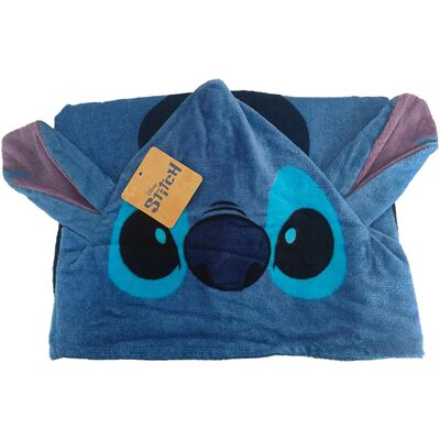 Toalla con Capucha Dise&ntilde;o Disney Stitch para Ni&ntilde;o