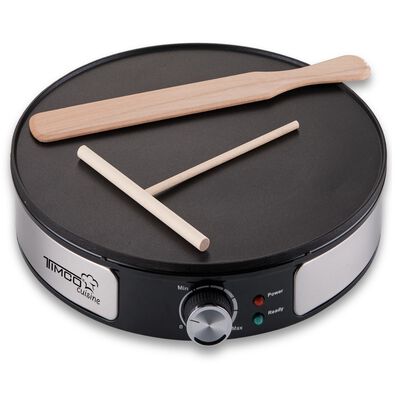TIMCO Crepera El&eacute;ctrica de 31 cm con Regulador de Temperatura