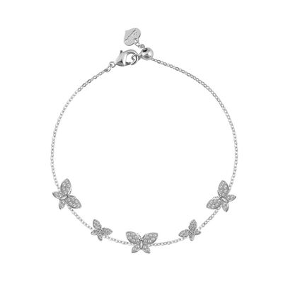 Pulso Ajustable Rodio Unlimited By Oro Boleado