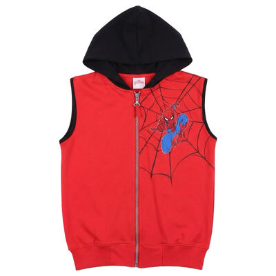 Chaleco con Capucha y Estampado Spiderman para Ni&ntilde;o