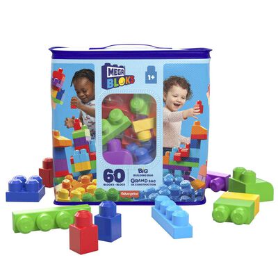 Mega Bloks Juguete Cl&aacute;sica Bolsa De Construcci&oacute;n 60 Piezas