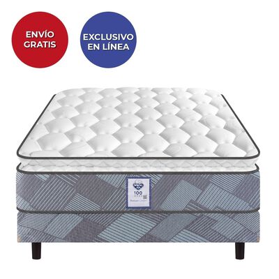 Juego Colch&oacute;n Y Box Matrimonial Sagrantino