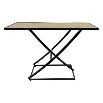 Consola Superf Madera Patas Negras Col Bar 14 HOME & DETAILS