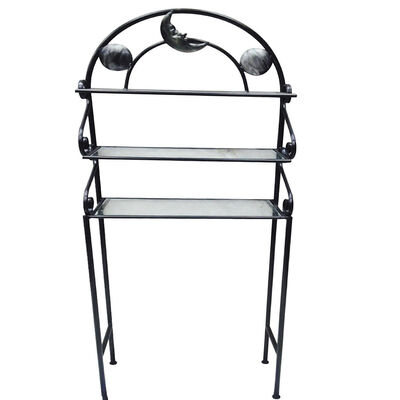Rack Para Ba&ntilde;o Celeste Hierro Forjado