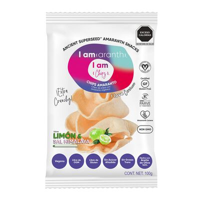 Papas Amaranto Lim&oacute;n Iamaranth 100G