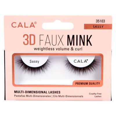 Cala Pesta&ntilde;as Postizas 3d Faux Mink Lashes Sassy
