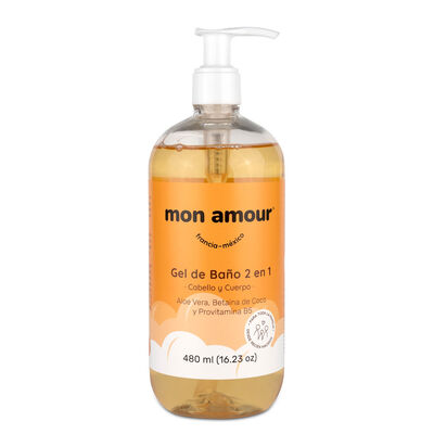 Gel de Ba&ntilde;o Mon Amour 2 en 1 480 ml