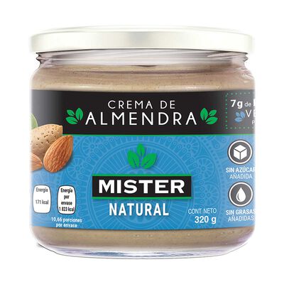 Crema De Almendra 320 Grs Mister Alimentos