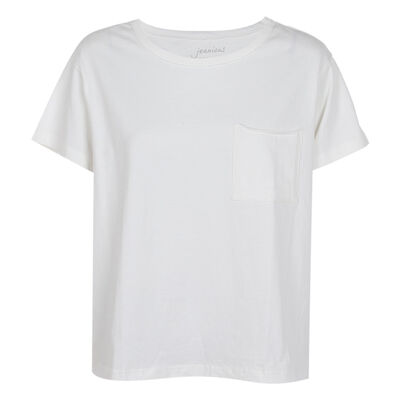 Playera Manga Corta Con Bolsillo Jeanious Para Mujer Curvy