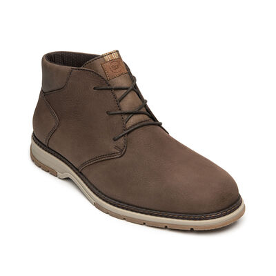 Bota Casual en Piel Flexi Caf&eacute; para Hombre